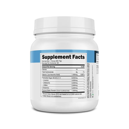 Transparent Labs BCAA Glutamine - 8000 mg of BCAA Powder Per Serving with L Glutamine for Post Workout Recovery, Muscle Growth, & Increased Endurance - 30 Servings, Strawberry Lemonade