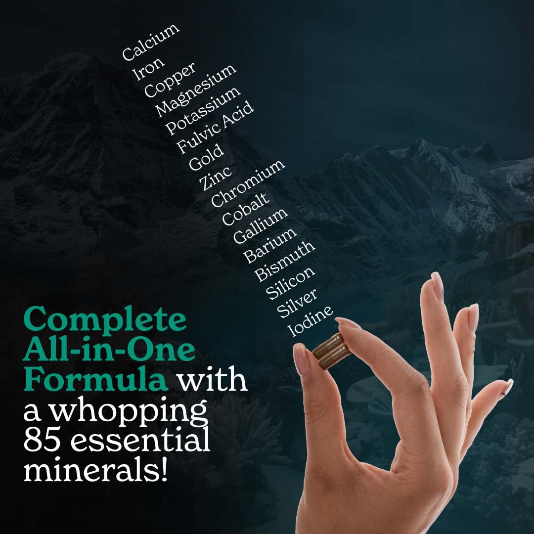 Better Alt Shilajit Sea Moss Capsules Pack of 2 with Ashwagandha & Black Pepper Extract with 85+ Essential Minerals & Antioxidants| Boosts Energy & Metabolism - 120 Servings, 240 Capsules Better Alt buy australia supplements