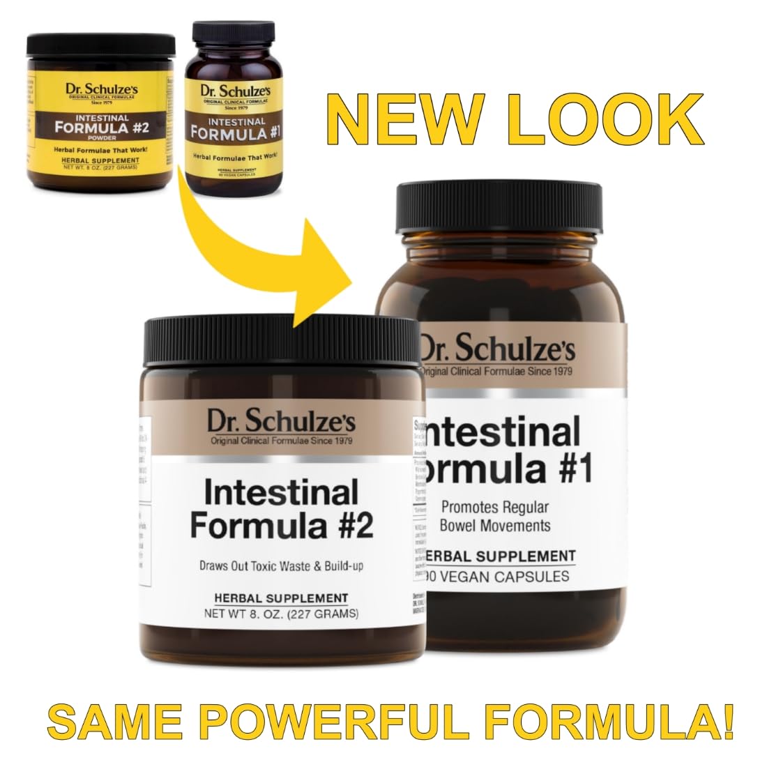 Dr. Schulze's Intestinal Formula #2 (8 Ounces) and Intestinal Formula #1 Capsules Dr. Schulze's buy australia supplements