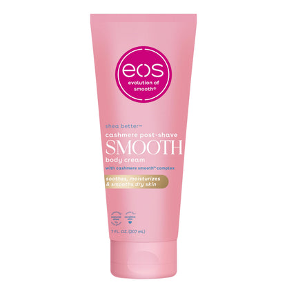 eos Cashmere Skin Collection Post-Shave Smooth Body Cream- Vanilla, 7 fl oz eos