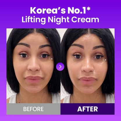 [Cardi B's Pick] BIO HEAL BOH Probioderm 3D Lifting Cream 1.69 fl oz - Advanced Korean Facial Night Cream with 17-Peptide Complex & Probioderm for Face & Neck, Butter-Rich Texture for Perfect Slugging BIOHEAL BOH