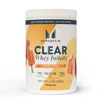 Myprotein Clear Whey Isolate Protein Powder, 20 Servings (1.1lbs) Orange Cream, 20g Protein per Serving, Naturally Flavored Drink Mix, Daily Protein Intake for Superior Performance Myprotein buy australia supplements