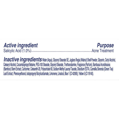 St. Ives Blackhead Clearing Face Scrub, Clears Blackheads & Unclogs Pores, Green Tea & Bamboo, Salicylic Acid Acne Treatment Facial Scrub, Moderate Exfoliator Skin Care with Natural Exfoliants 6 oz St. Ives