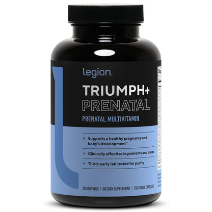 LEGION Triumph Men's Sport Vitamin - Complete Multivitamin for Men - Daily Vitamins for Men to Boost Health and Performance - Men's Multivitamin with 21 Vitamins & Minerals - 30 Servings