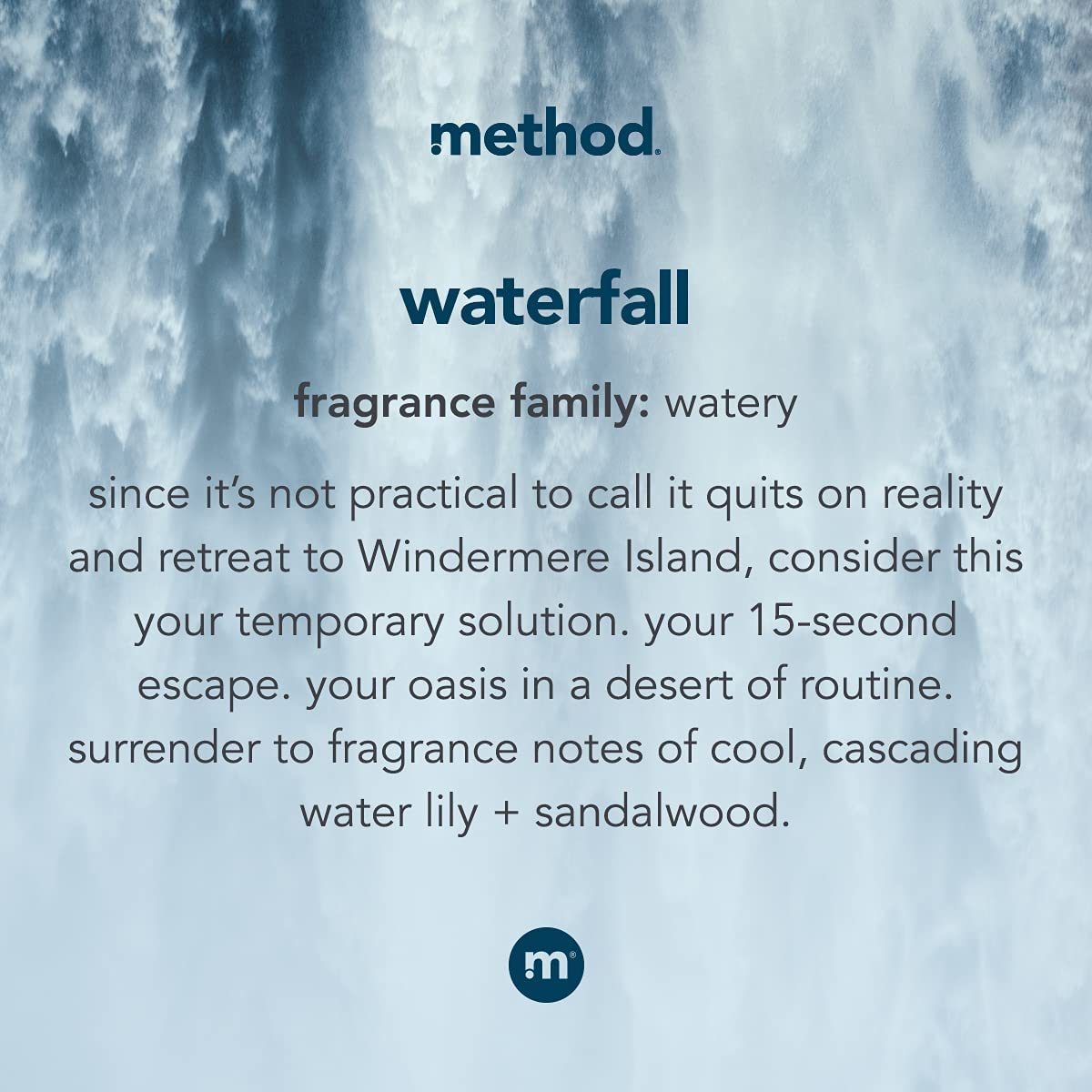 Method Foaming Hand Soap, Waterfall, Paraben and Phthalate Free, 10 Fl Oz (Pack of 1) Method