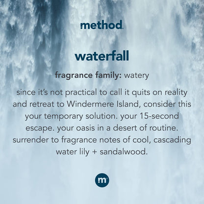 Method Foaming Hand Soap, Waterfall, Paraben and Phthalate Free, 10 Fl Oz (Pack of 1) Method