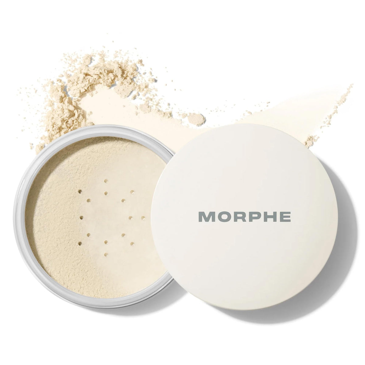 Morphe Jumbo Bake & Set Translucent Setting Powder - Lightweight, Talc-Free Finishing Powder for Face Makeup with a Soft, Natural Finish - Minimizes Shine for Up to 24HR - Translucent (0.62 oz) MORPHE