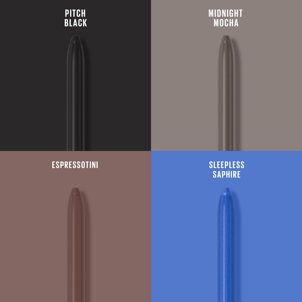 Maybelline Tattoo Studio Automatic Gel Pencil Waterproof Eyeliner, Blendable, Smudge Resistant, Matte Eyeliner For Up To 36HR Wear, Pitch Black (Smokey Black), Packaging May Vary MAYBELLINE