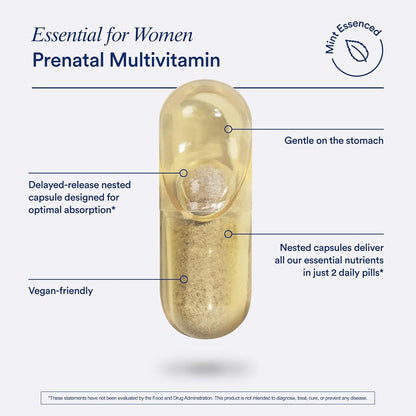 Ritual Prenatal Multivitamin for Women - Key Essential Vitamins and Minerals to Support Mom and Baby During Pregnancy* - Folate, Choline, Omega-3 DHA, Iron Ritual