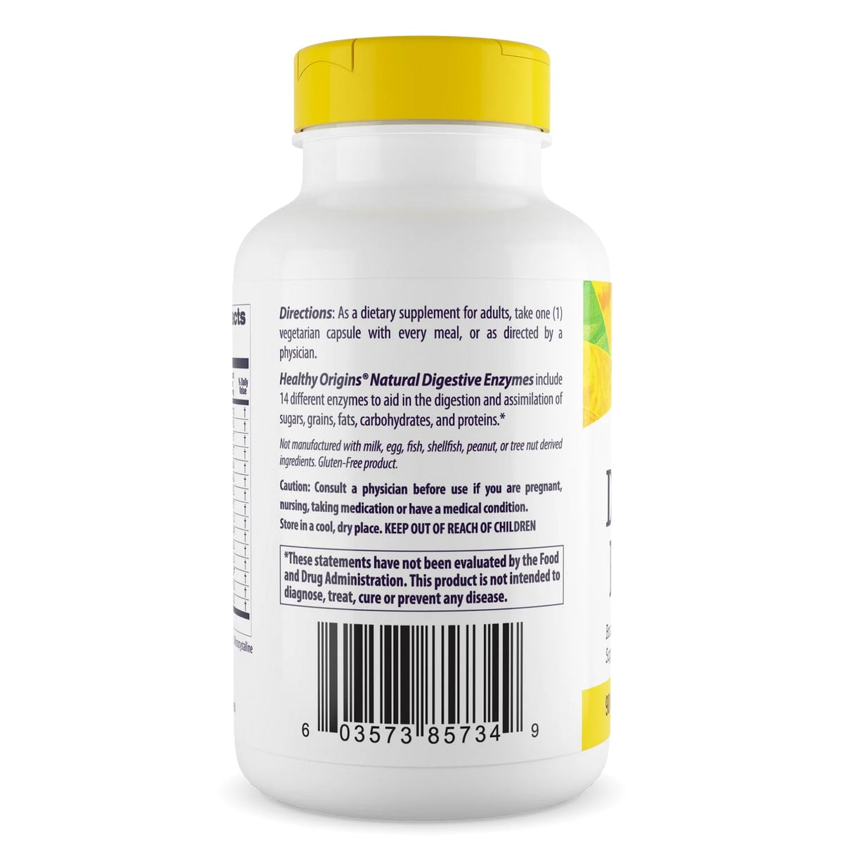 Healthy Origins Digestive Enzymes, 180 Veggie Capsules - Broad Spectrum, Multi-Enzyme Blend with Protease, Amylase & Lipase - Supports GI Comfort Healthy Origins
