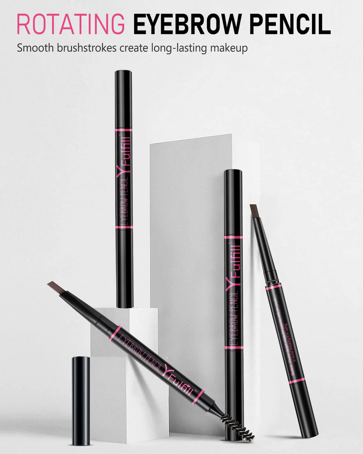 Yfulfill Gray Eyebrow Pencils for Older Women with Grey/Silver/White Hair YFulfill