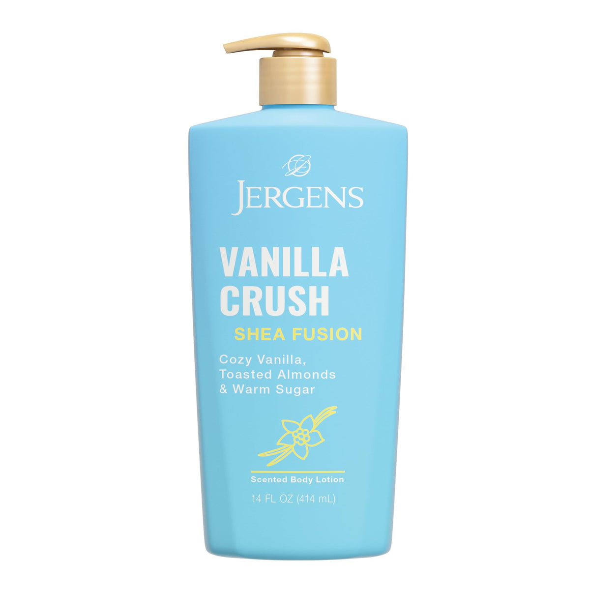 Jergens Shea Fusion Vanilla Crush Body Lotion, Dry Skin, 14 fl oz Jergens