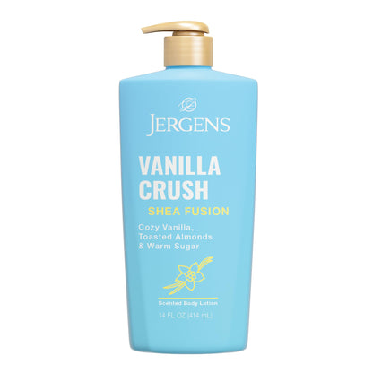 Jergens Shea Fusion Vanilla Crush Body Lotion, Dry Skin, 14 fl oz Jergens