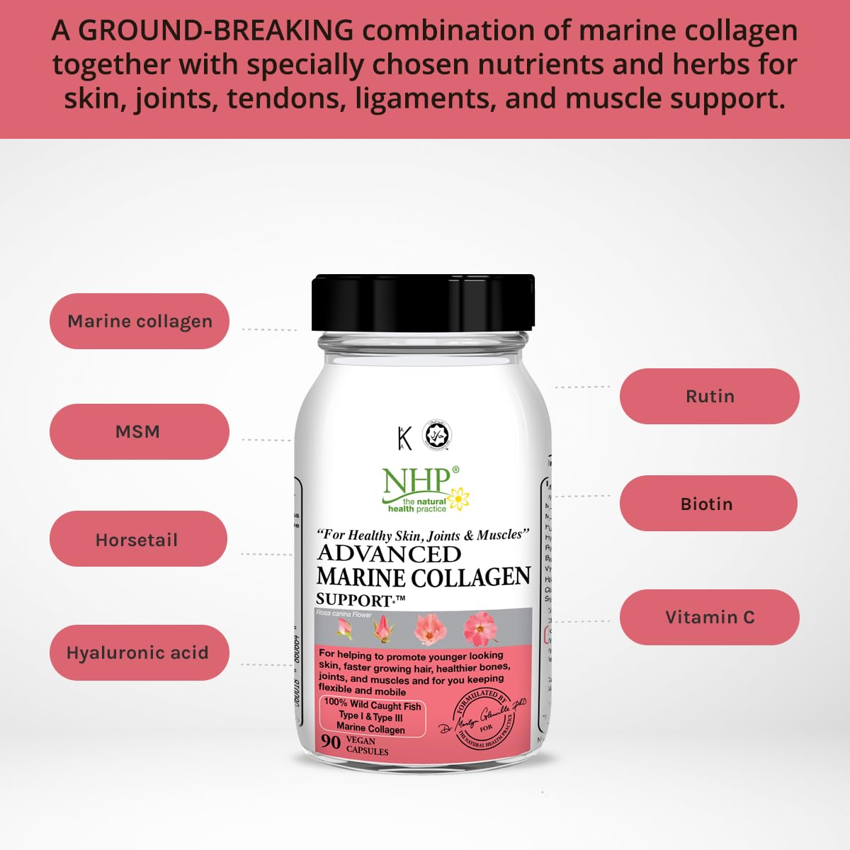 Advanced Marine Collagen Support, specifically Designed to Support Skin NHP The Natural Health Practice buy australia supplements