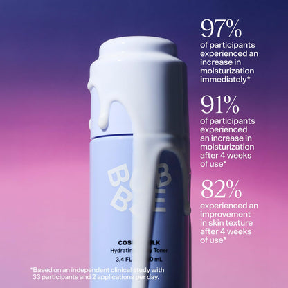 Bubble Skincare Cosmic Silk Hydrating Milky Toner for Dry Skin, 3.4 fl oz Bubble Skincare