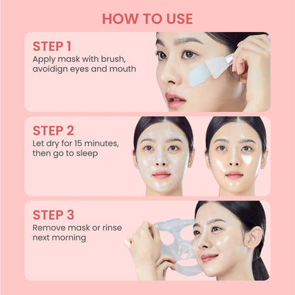 QUIA Collagen Wrapping Mask 75ml - Clinical +92% Firmer Appearance - Overnight Glass Skin Peel Off - Korean Skincare QUIA Beauty
