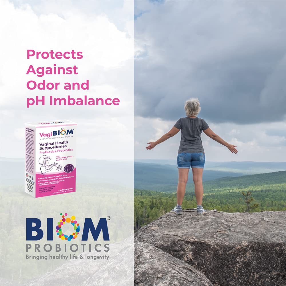 VagiBiom Lactobacillus Suppository: Microbiome Flora balance and Odor Control Regimen VagiBiom buy australia supplements