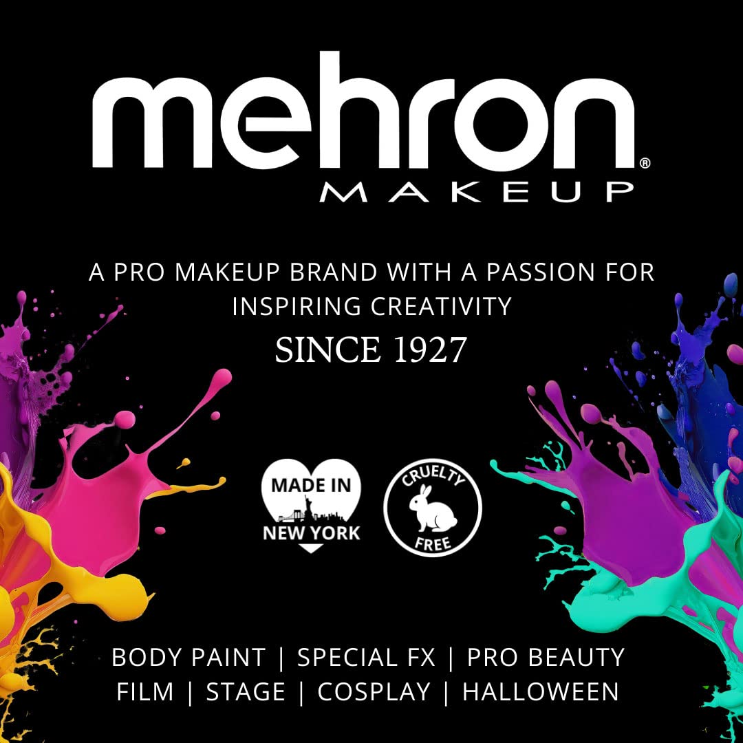 Mehron Makeup Clown White - 2.25 oz, Full Coverage Cream Face & Body Paint Mehron Makeup