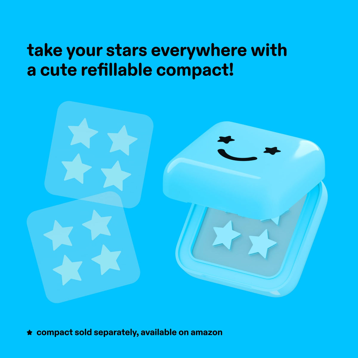 Starface Hydro-Star® Blue Hydrocolloid Star Patch, 36 ct Starface World