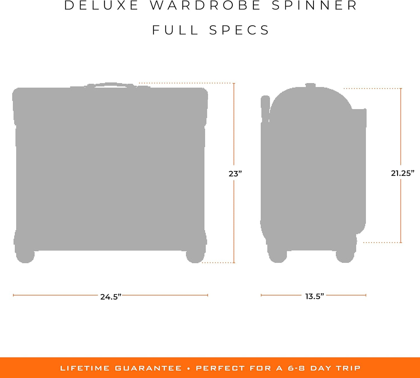 Briggs & Riley Deluxe Wardrobe Spinner - Checked Luggage for Travel, Suitcases with Wheels, Softside Rolling Bag for Men & Women, Built in Hook for Clothes - Baseline Collection, Black Gsupps Australia