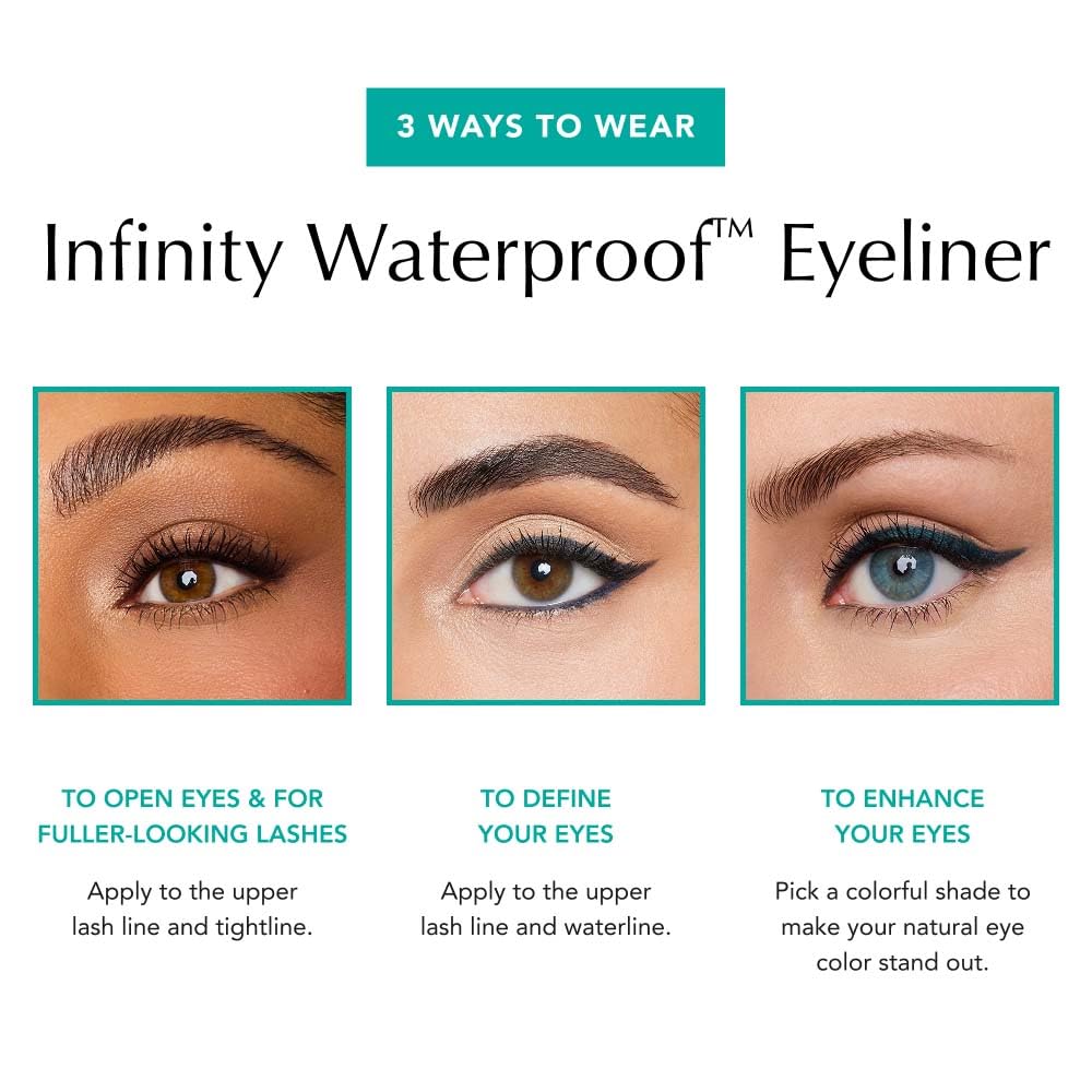 Thrive Causemetics Infinity Waterproof Eyeliner Pencil, Black Matte Shade Thrive Causemetics