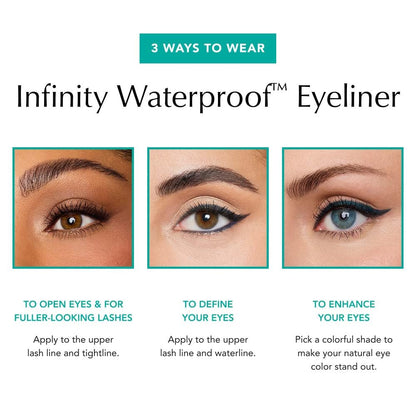Thrive Causemetics Infinity Waterproof Eyeliner Pencil, Black Matte Shade Thrive Causemetics