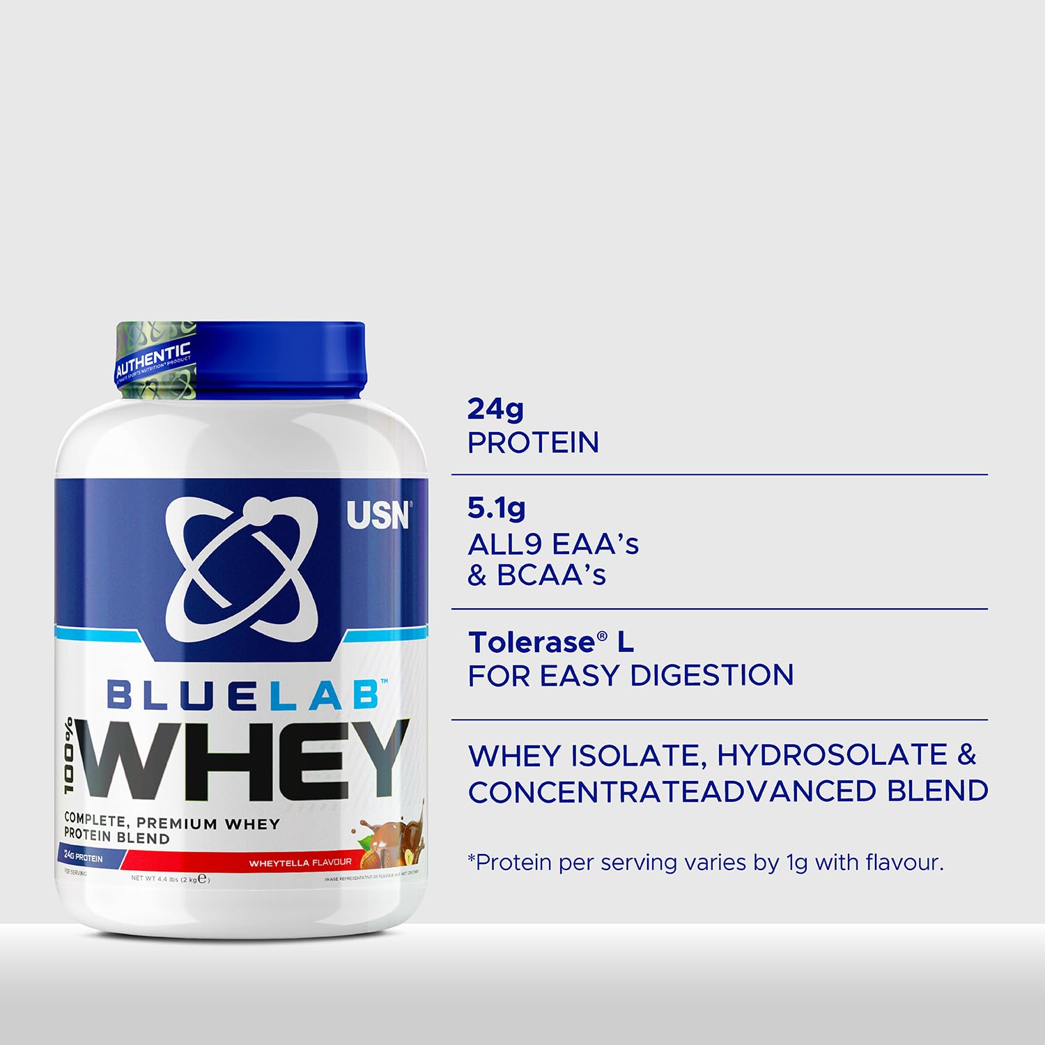 USN Blue Lab Whey Protein Powder: Wheytella - Whey Protein 908g - Post-Workout USN buy australia supplements