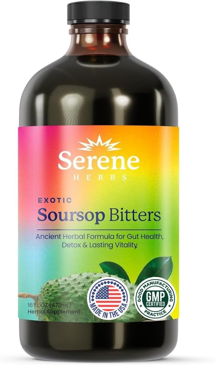 Serene Herbs Cleanse & Daily Defense – Includes Soursop Bitters + 17-1 Capsules