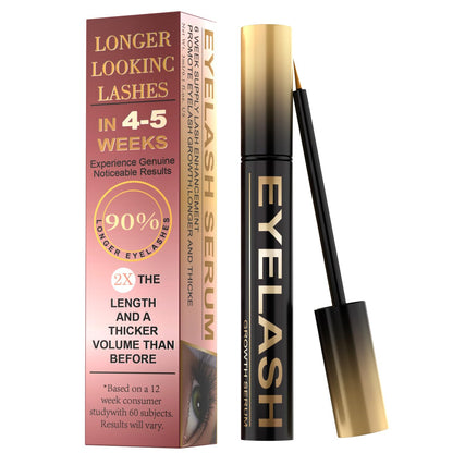 Lash Serum for Eyelash Growth, Premium Lash Enhancing Serum with Advanced Formula Volumizing Longer Fuller and Thicker Looking Lashes, Eyelash Growth for Sensitive Eyes (5 mL) Tistees