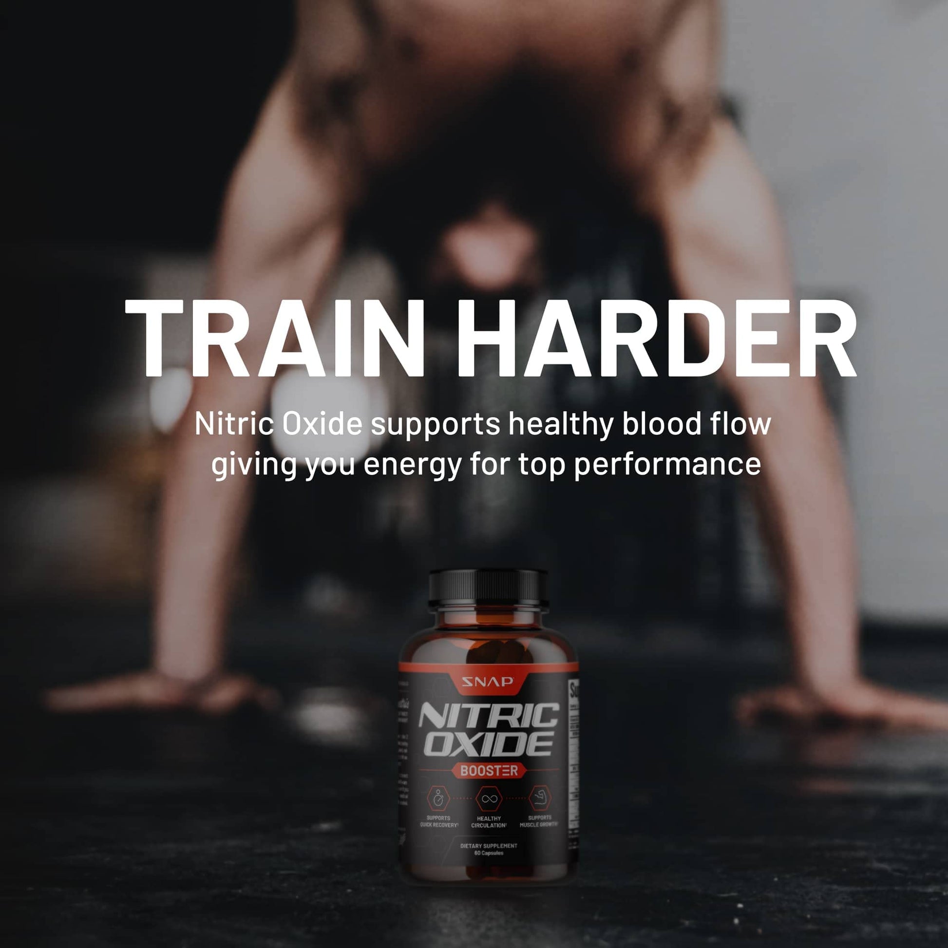 Snap Supplements Nitric Oxide Booster, Nitric Oxide Supplement for Blood Circulation Snap Supplements buy australia supplements