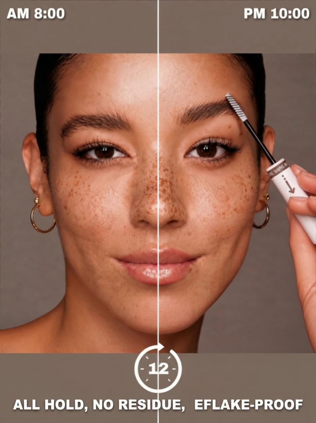 HECI BEAUTY Clear eyebrow Gel,Wax Hybrid brow gel with Dual Brush,8ml HECI BEAUTY