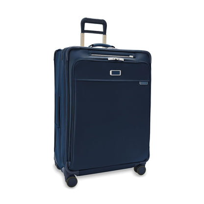 Briggs & Riley Essential 22" Carry On Expandable Spinner - Luggage for Travel, Suitcases with Wheels, Softside Rolling Bag for Men & Women, Self-Repairing Zipper - Baseline Collection, Black Gsupps Australia