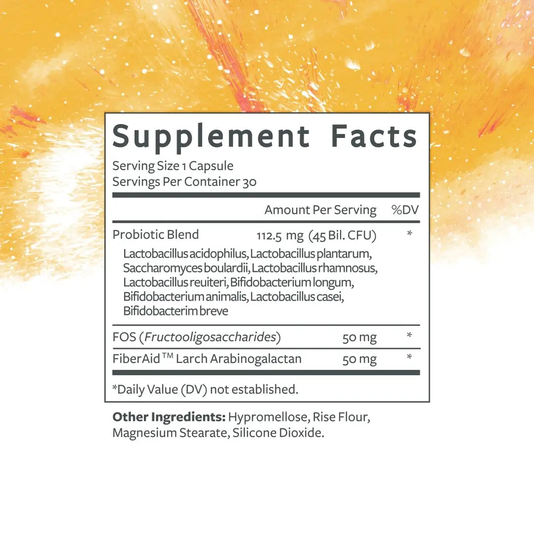 Clean Program Daily Probiotic | 45 Billion CFU, 9 Strains with Saccharomyces Boulardii | Gut Health, De-Bloat & Immune Support Clean Program