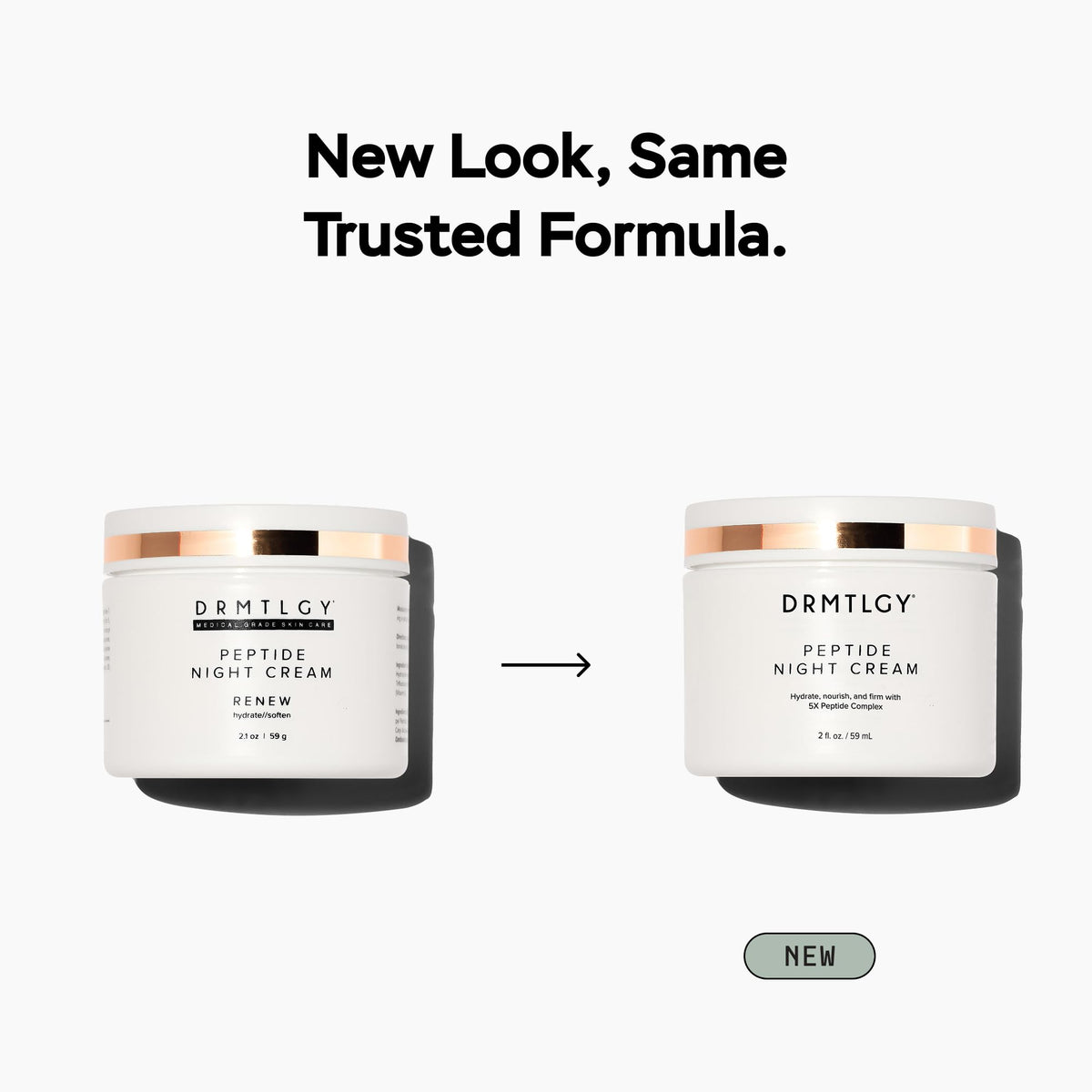 DRMTLGY Peptide Night Cream | Hydrating Firming Moisturizer DRMTLGY