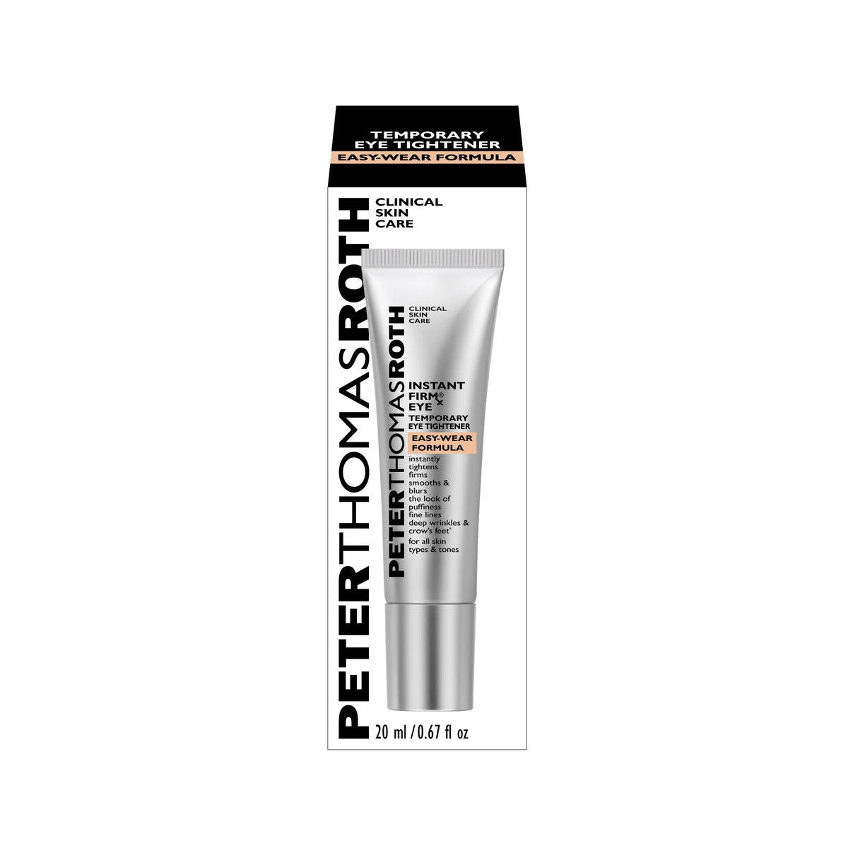 Peter Thomas Roth | Instant FIRMx® Eye Temporary Eye Tightener Easy-Wear Formula | For Firming Under-Eye Bags & Wrinkles Peter Thomas Roth