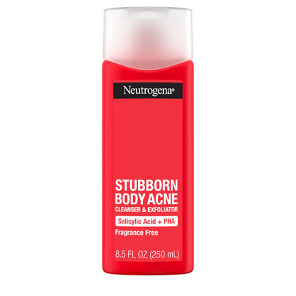 Neutrogena Stubborn Acne Body Wash & Exfoliating Cleanser, 8.5 oz Neutrogena