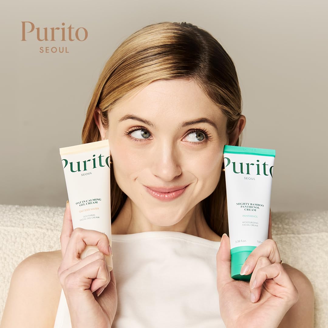 PURITO Oat Calming Gel Cream for Sensitive Skin, 3.38 fl.oz PURITO