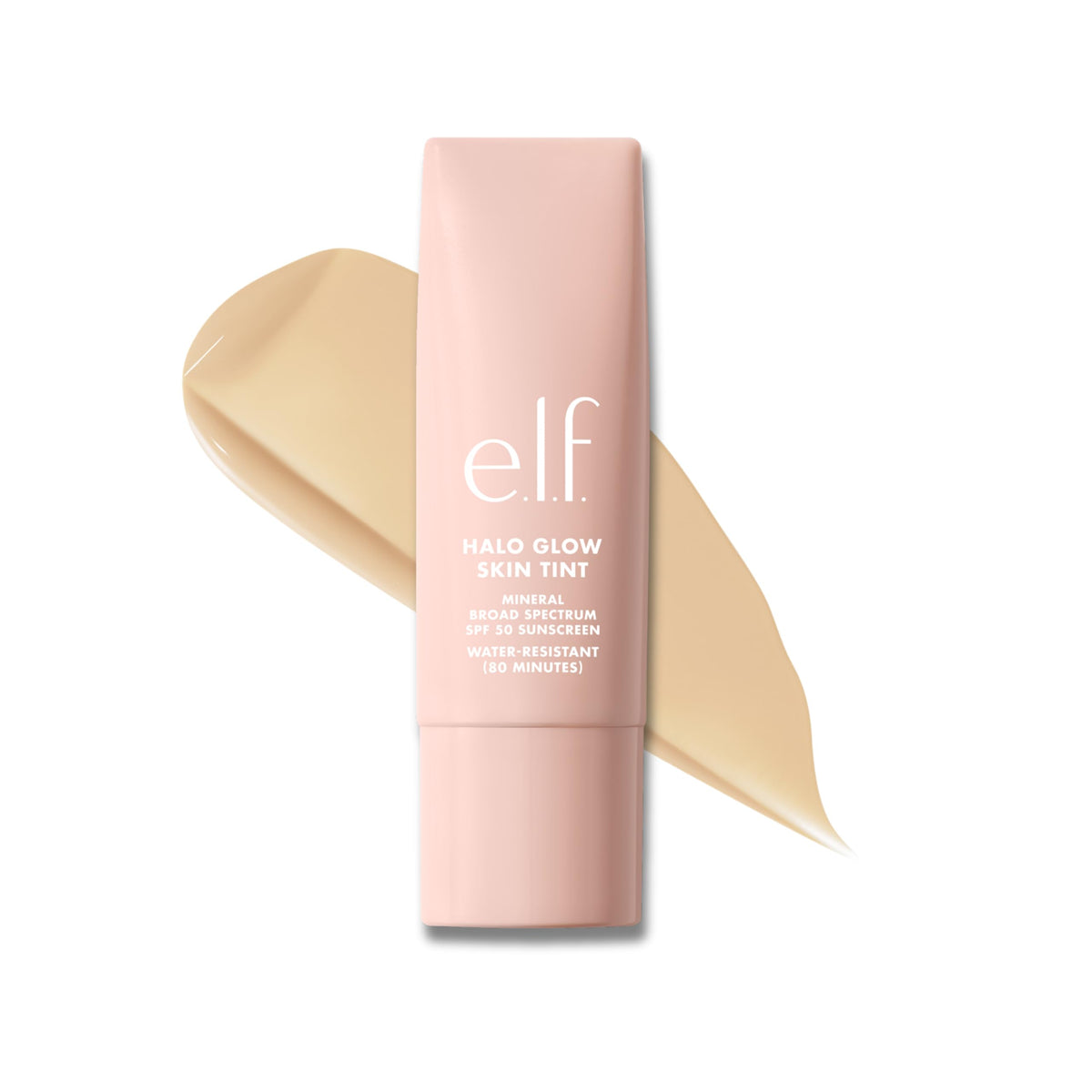 e.l.f. Halo Glow Skin Tint SPF 50, Hydrating & Tinted, 4 Light Neutral e.l.f.