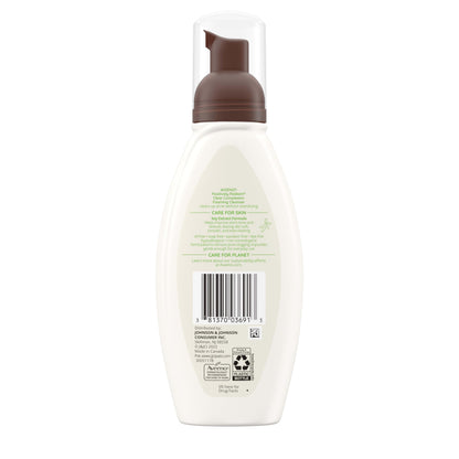 Aveeno Clear Complexion Foaming Oil-Free Facial Cleanser with Soy Extract & 0.5% Salicylic Acid, Acne Treatment Face Aveeno