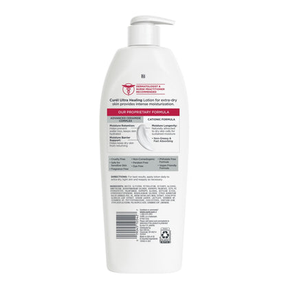 Curel Ultra Healing Body Lotion, Moisturizer, Fragrance-Free, 20 fl oz Curel