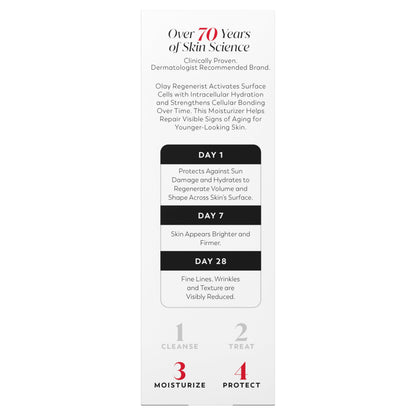 Olay Regenerist Advanced Anti-Aging Face Moisturizer Lotion for All Skin Types, Micro-Sculpting Lotion with Broad Spectrum SPF 30, Reduces Wrinkles, Firms and Plumps Skin, Dermatologist Tested, 1.7 oz Olay