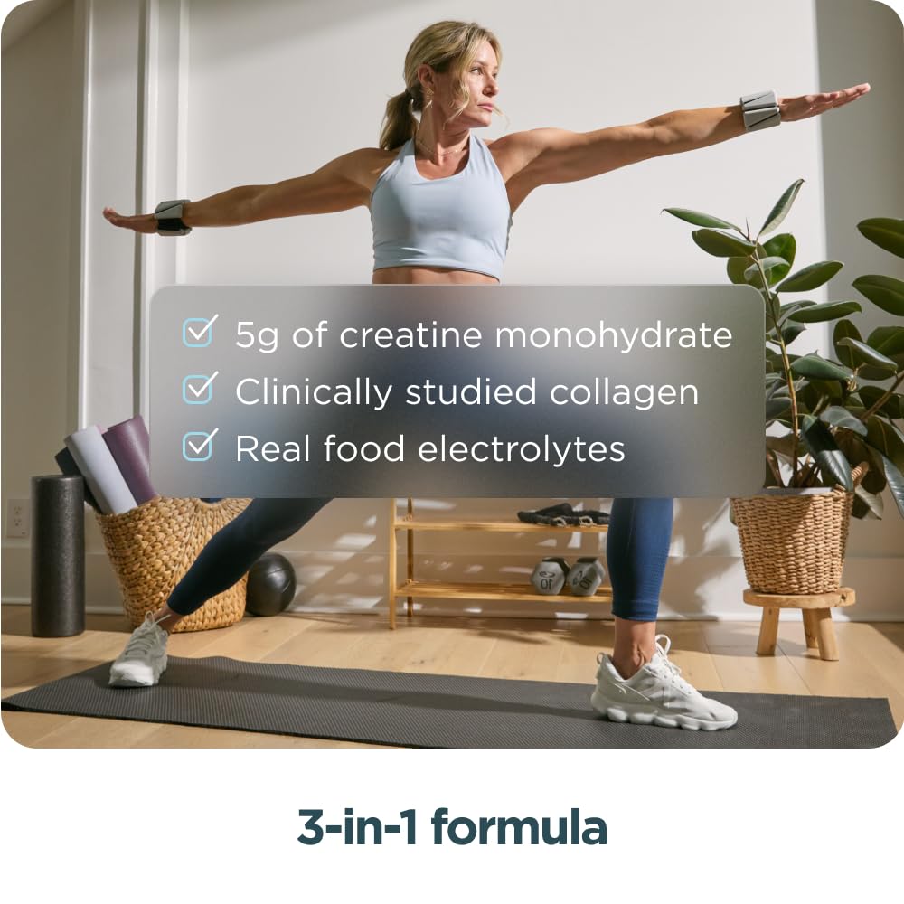 Ancient Nutrition Creatine + Collagen + Electrolytes – Muscle Strength, Lean Body Mass, Joint Comfort & Cognitive Support – Includes 5g Creatine Monohydrate for Women Ancient Nutrition buy australia supplements