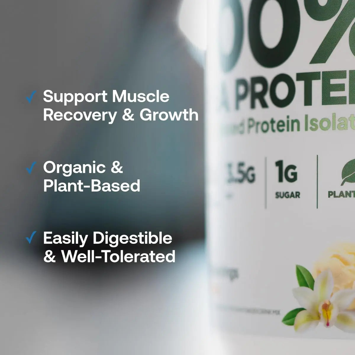 Transparent Labs 100% Pea Protein Powder - 28g Organic Plant Protein per Serving, Clean Pea Isolate Powder, USDA Organic, Vegan, Gluten-Free, Sugar-Free, Non-GMO - 30 Servings, Chocolate Transparent Labs