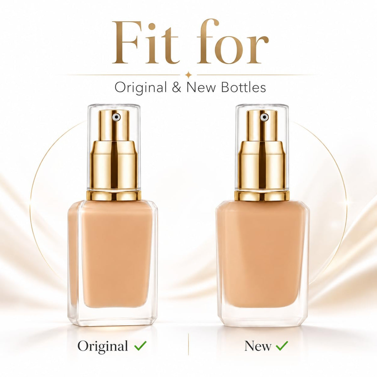 Chris.W 2Pack Foundation Pump Fit for Estee Lauder Double Wear Foundation Chris.W