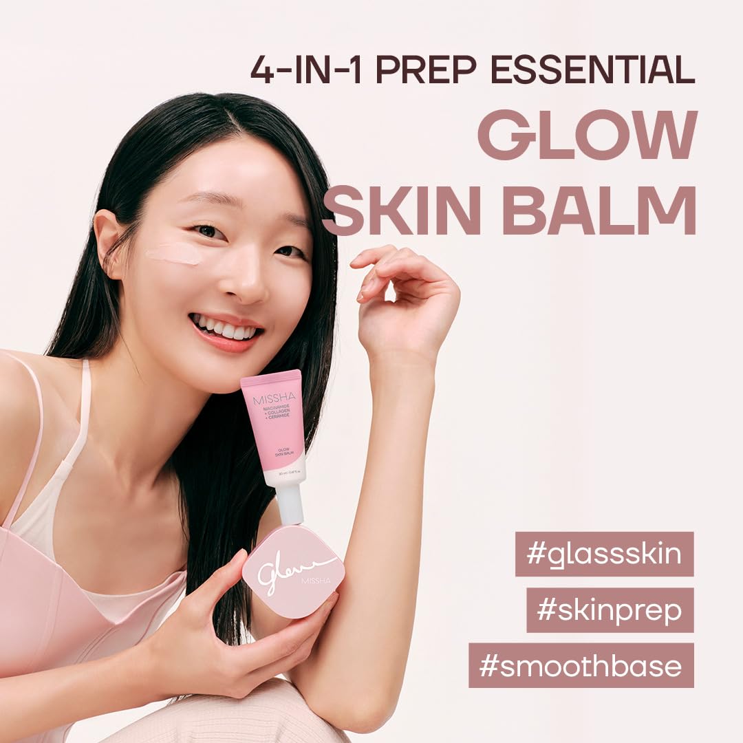 MISSHA Glow Skin Balm 4-in-1 Primer Moisturizing Cream 1.69 oz MISSHA
