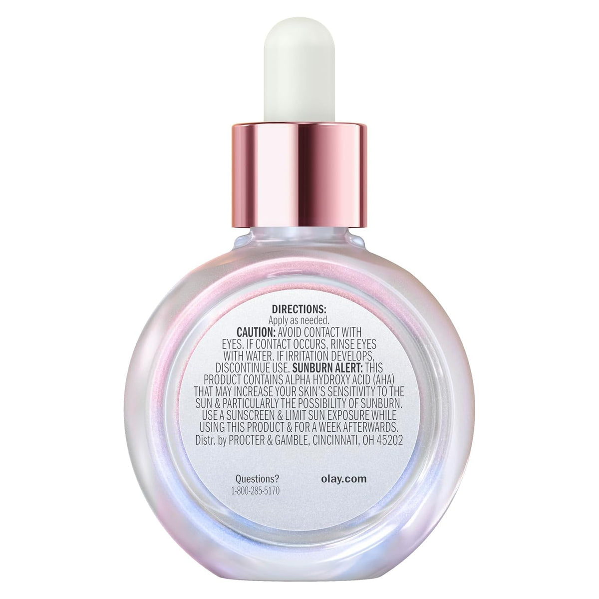 Olay Super Serum - Glow Serum for Face - Activated Niacinamide, Vitamin C & E, Collagen Peptide, AHA - 5-in-1 Benefits - Brightens, Hydrates, Smooths, Firms, Evens Tone, Proactive Anti-Aging, 1.0 Oz Olay