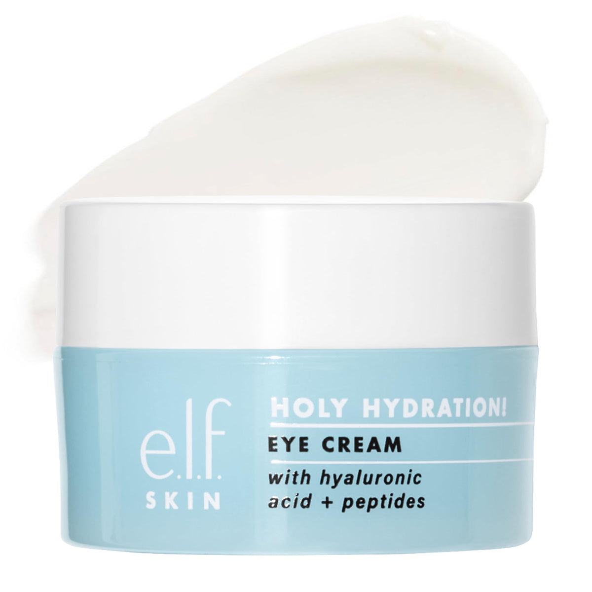 e.l.f. SKIN Holy Hydration! Eye Cream, Rich Hydrating Eye Cream For Minimizing Dark Circles, Infused With Hyaluronic Acid, Vegan & Cruelty-free e.l.f.
