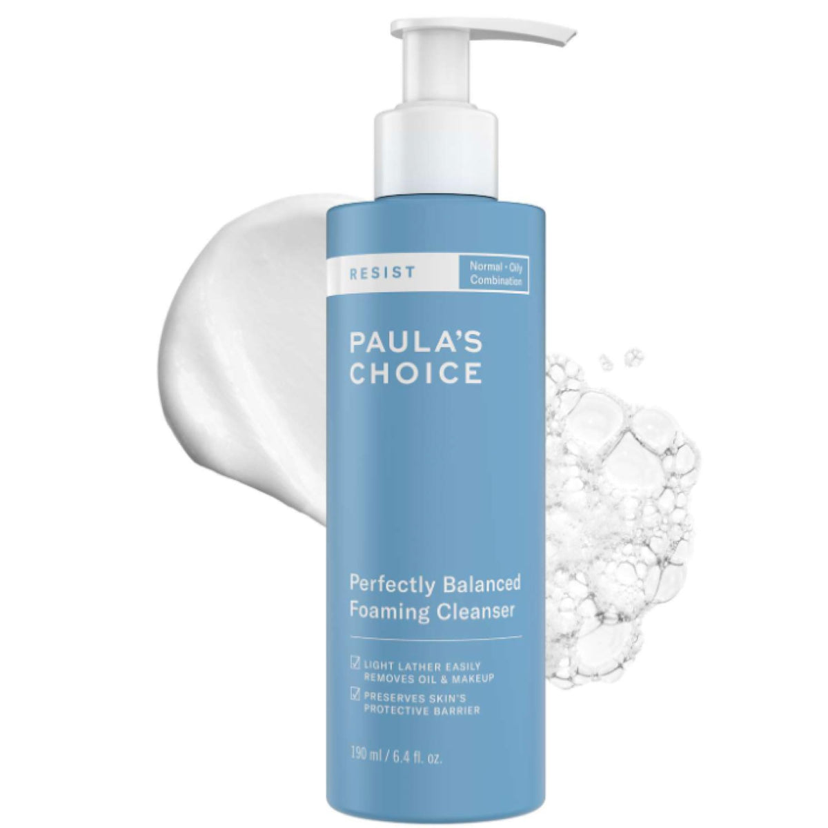 Paula's Choice RESIST Perfectly Balanced Foaming Facial Cleanser, 6.4 Fl Oz Paula's Choice