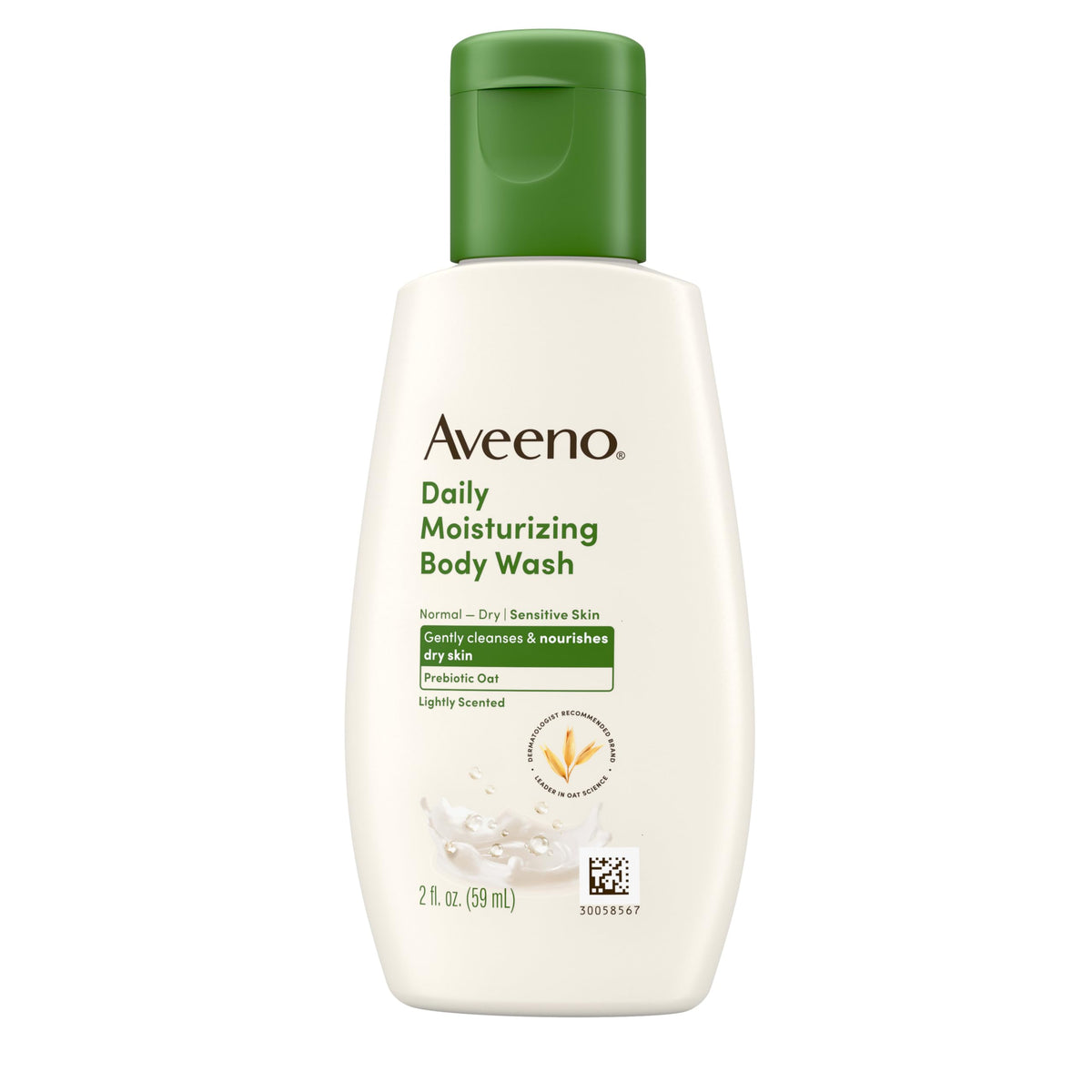 Aveeno Daily Moisturizing Body Wash, Lightly Scented, 2 fl. oz Aveeno