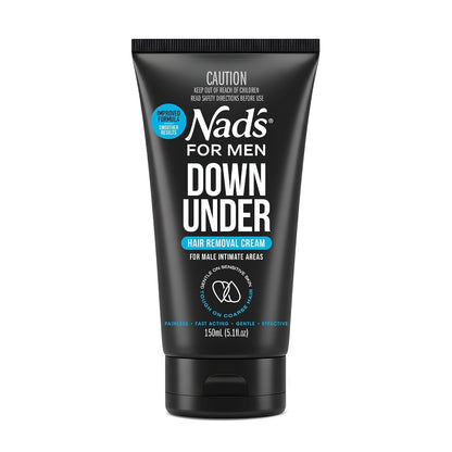 Nad's For Men Down Under Intimate Hair Removal Cream, Painless, 5.1oz Nad's For Men